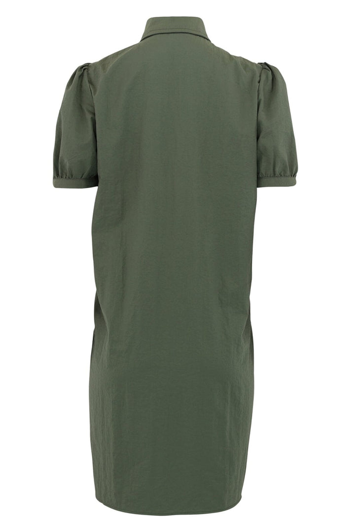 Forudbestilling - Continue - Milli Patch Dress Ss - Army (Juni) Kjoler 