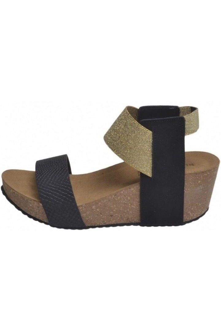 Copenhagen Shoes - Daniela Snake - Black