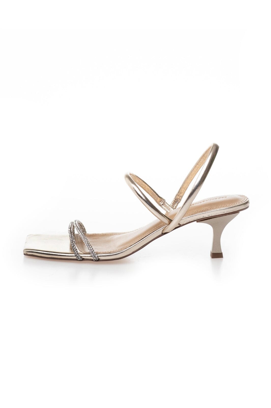 Forudbestilling - Copenhagen Shoes - Gold And Diamonds - 217 Gold / Diamond (Marts/April) Stiletter 