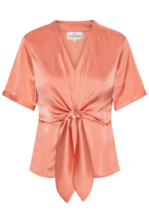 Forudbestilling - Karmamia - Blair Blouse (Short) 2199 - Semi Rich Peach