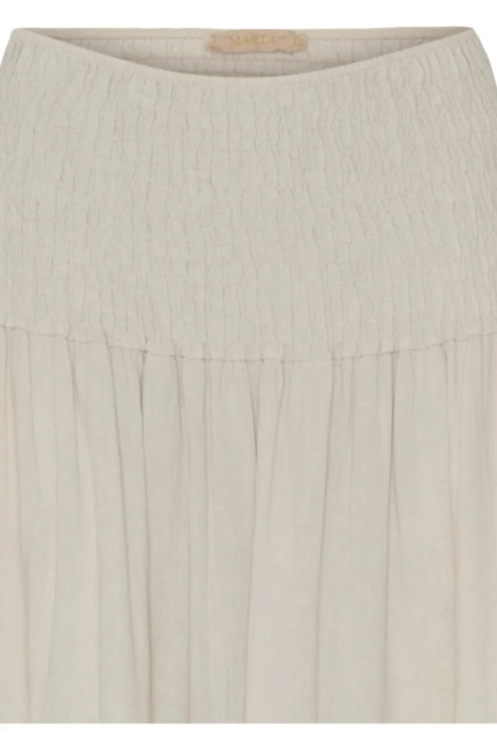 Forudbestilling - Marta Du Chateau - Mdcprincess Skirt - 102 Solid Sabbia Nederdele 