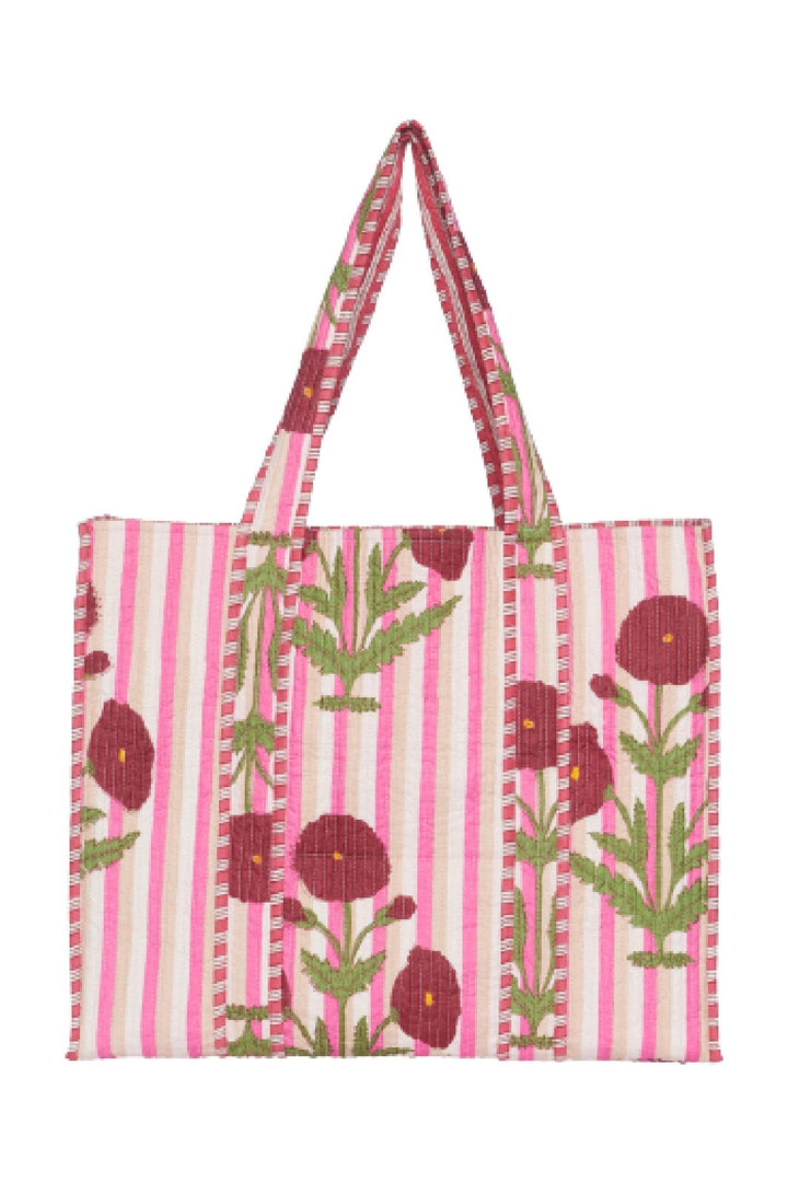 Forudbestilling - Sissel Edelbo - Pricilla Organic Cotton Bag - Poppy Rose Tasker 