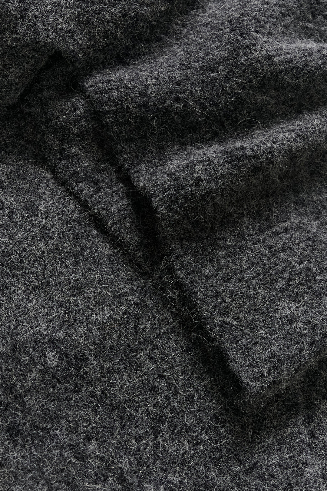 Gestuz - Gzalpha Hoodscarf 10911662 - 106286 - Charcoal Melange Tørklæder 
