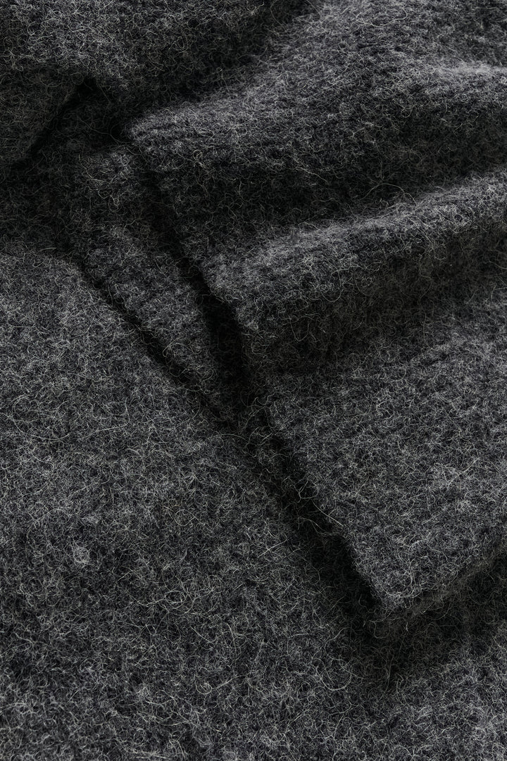 Gestuz - Gzalpha Hoodscarf 10911662 - 106286 - Charcoal Melange Tørklæder 