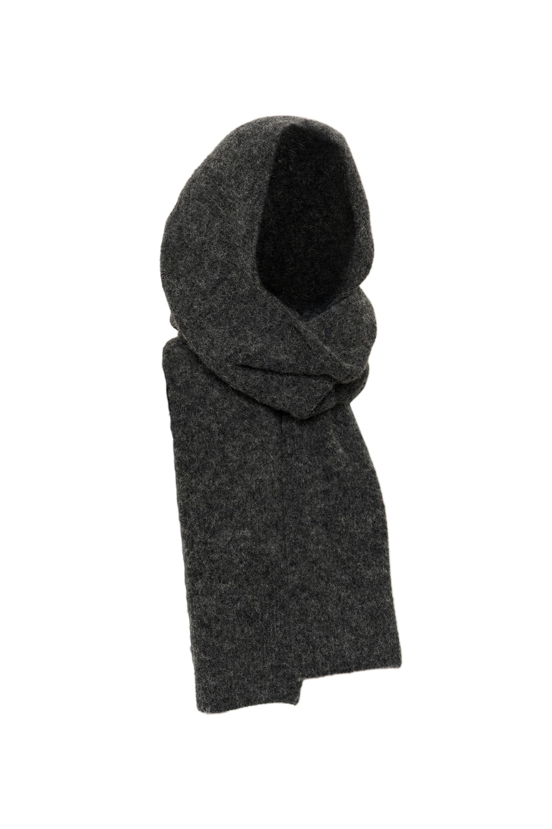 Gestuz - Gzalpha Hoodscarf 10911662 - 106286 - Charcoal Melange Tørklæder 