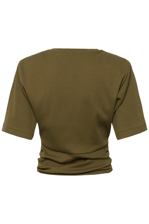 Gestuz - Gzbetty Tee 10911429 - 190622 - Military Olive T-shirts 