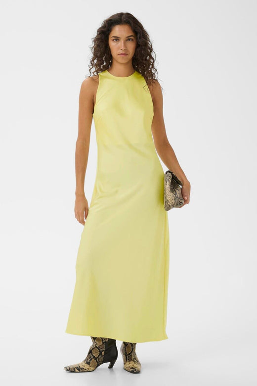 Gestuz - Gzcerina Sl Dress 10911309 - 110618 - Wax Yellow Kjoler 
