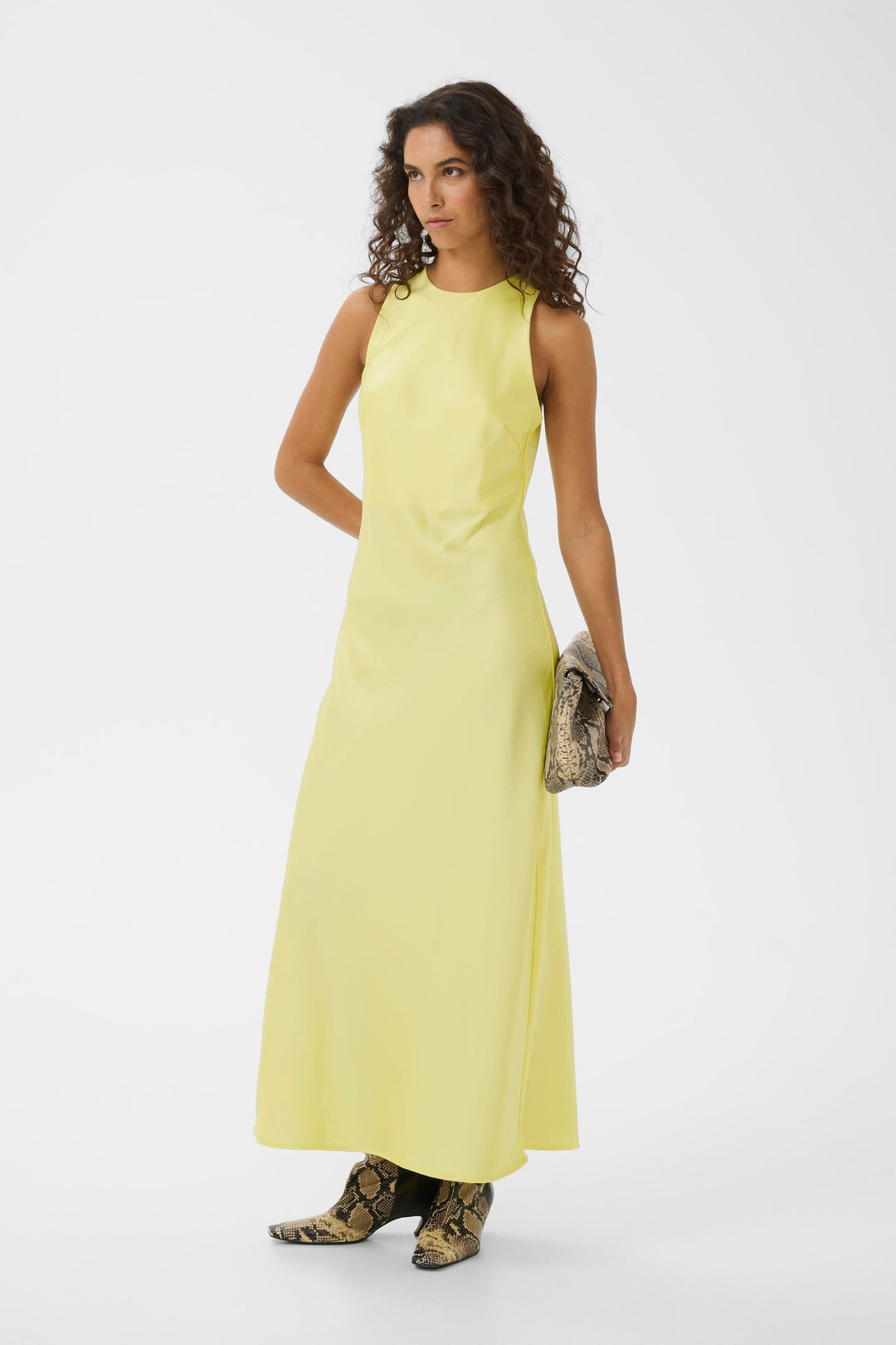 Gestuz - Gzcerina Sl Dress 10911309 - 110618 - Wax Yellow Kjoler 