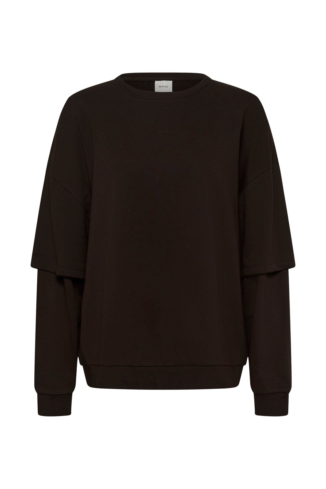 Gestuz - Gzgilsa Layered Sweatshirt 10911484 - 191018 - Ganache