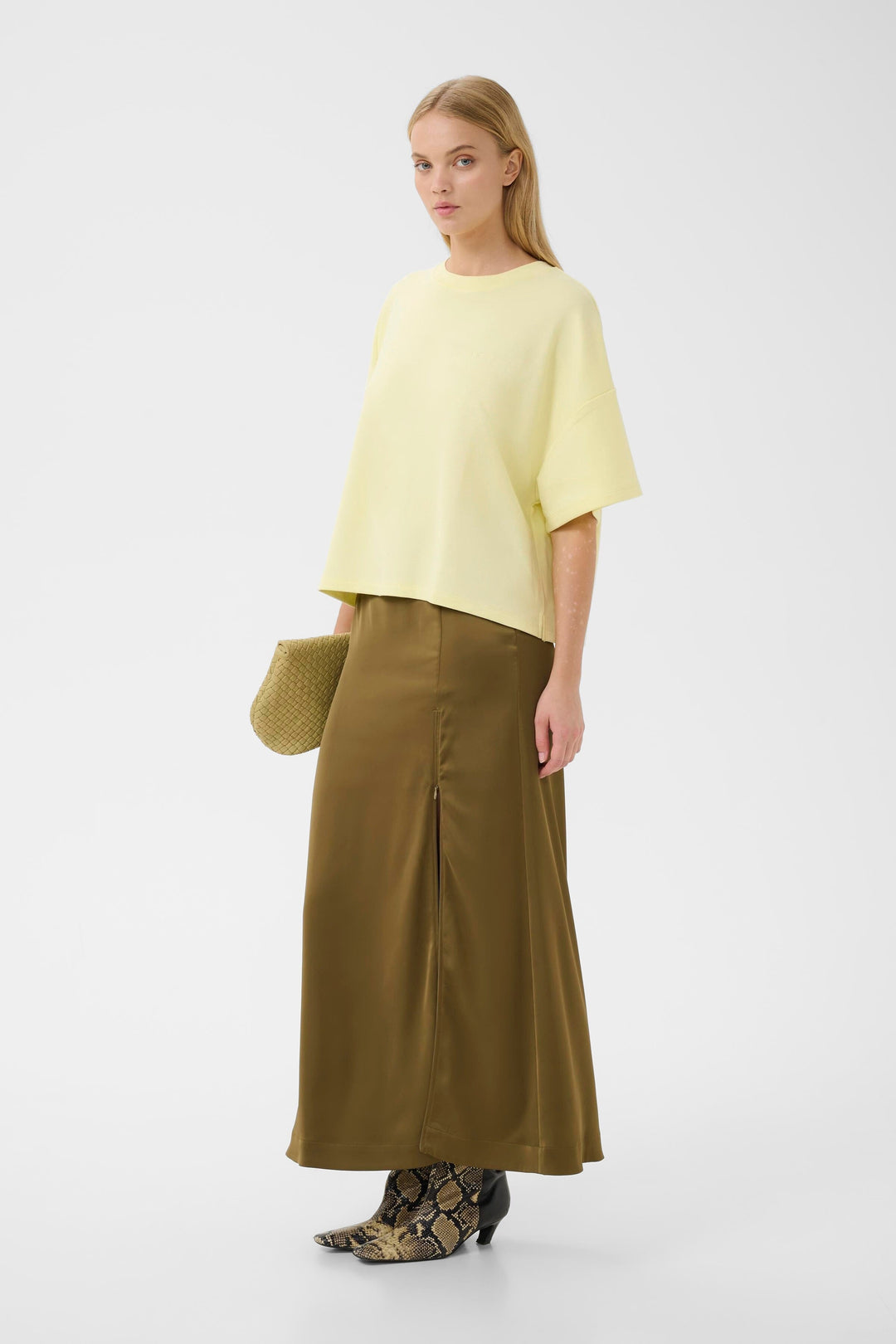 Gestuz - Gzgilsa Sweat Tee 10911431 - 110618 - Wax Yellow T-shirts 