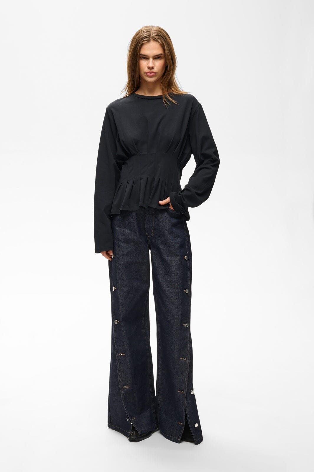 Gestuz - Gzinez Ls Tee 10911498 - 100017 - Black