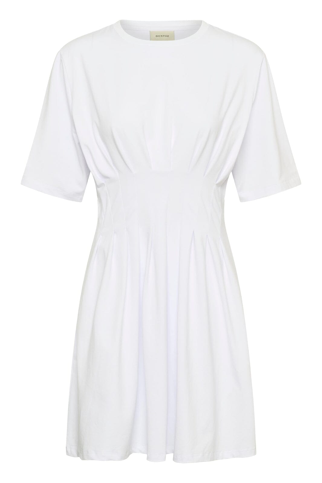 Gestuz - Gzinez Short Dress 10911234 - 110601 - Bright White Kjoler 