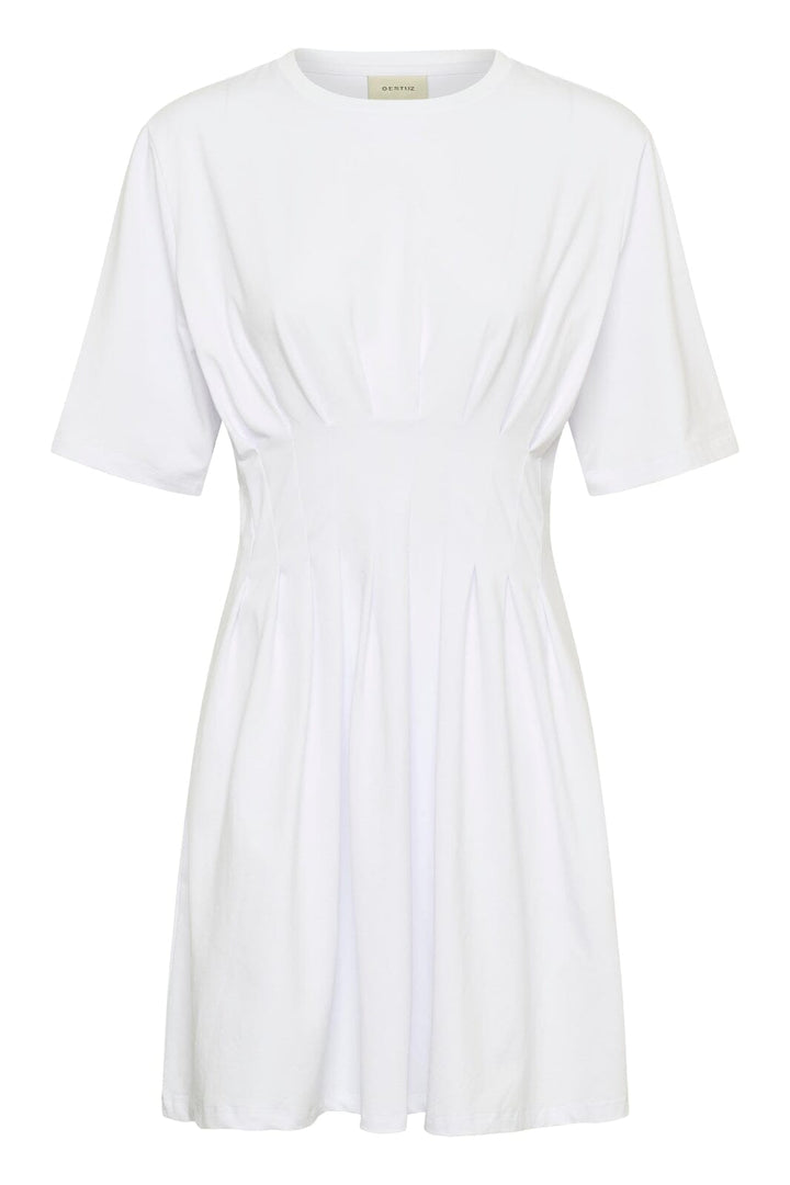 Gestuz - Gzinez Short Dress 10911234 - 110601 - Bright White Kjoler 