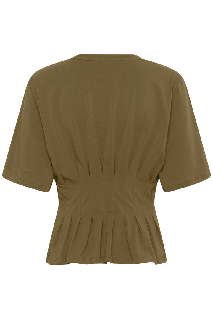 Gestuz - Gzinez Tee 10910147 - 190622 - Military Olive Bluser 