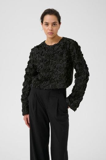 Gestuz - Gzingrid Blouse 10910826 - 100017 - Black Bluser 
