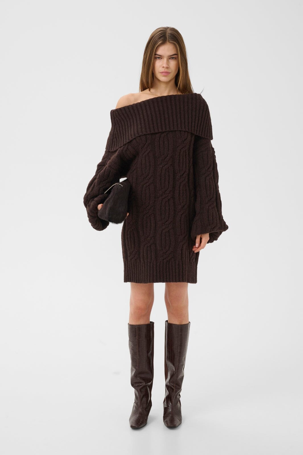Gestuz - Gzjosely Dress 10911489 - 191018 - Ganache