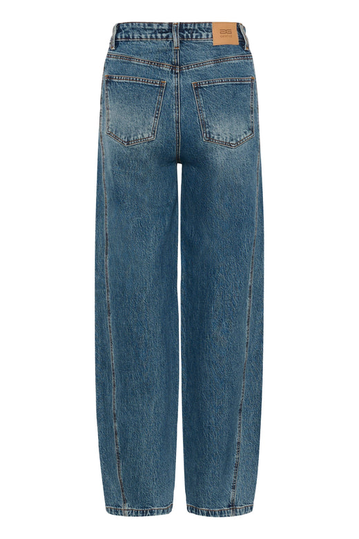 Gestuz - Gzmelu Barrel Jeans 10911344 - 109598 - Classic Mid Blue Wash Jeans 