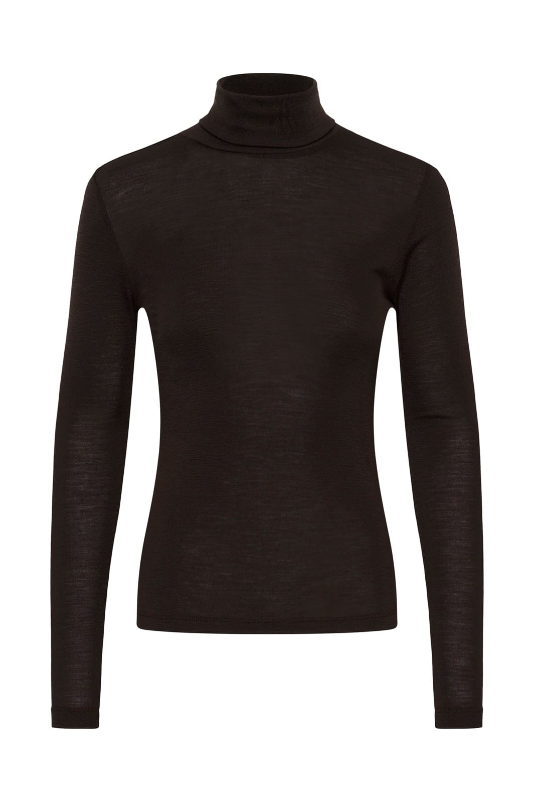 Gestuz - Gzninia Wool Rollneck 10910695 - 191109 - Chocolate Torte