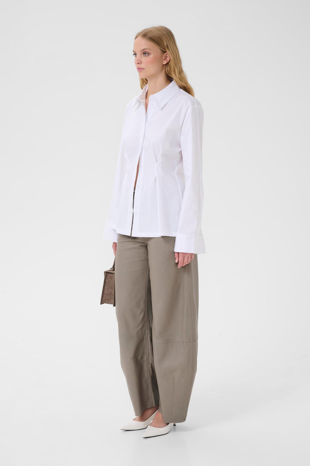 Gestuz - Gzopy Shirt 10910921 - 110601 - Bright White Skjorter 