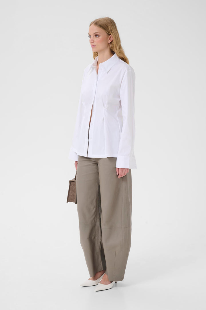 Gestuz - Gzopy Shirt 10910921 - 110601 - Bright White Skjorter 