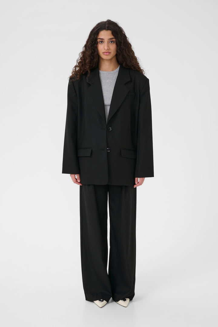 Gestuz - Gzpaula Wide Pants 10910494 - 100017 - Black Bukser 