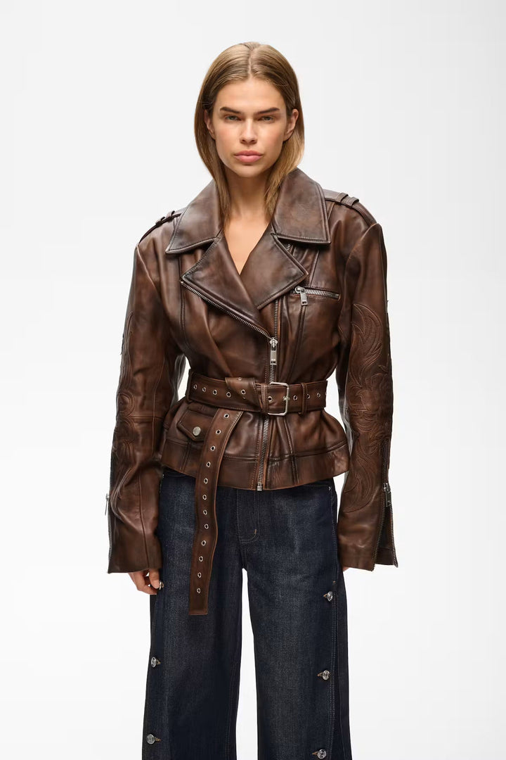 Gestuz - Gzpernille Jacket 10911980 - 1000234 - Brown/Black Effect Jakker 