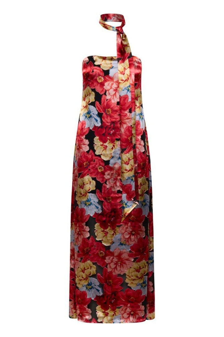 Gestuz - Gzsigrida P Silk Dress 10911030 - 109158 - Dessert Flower Multi Kjoler 