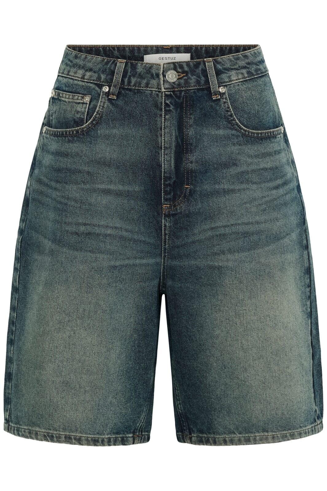 Gestuz - Gzsusara Shorts 10911343 - 109592 - Blue/Green Wash Shorts 
