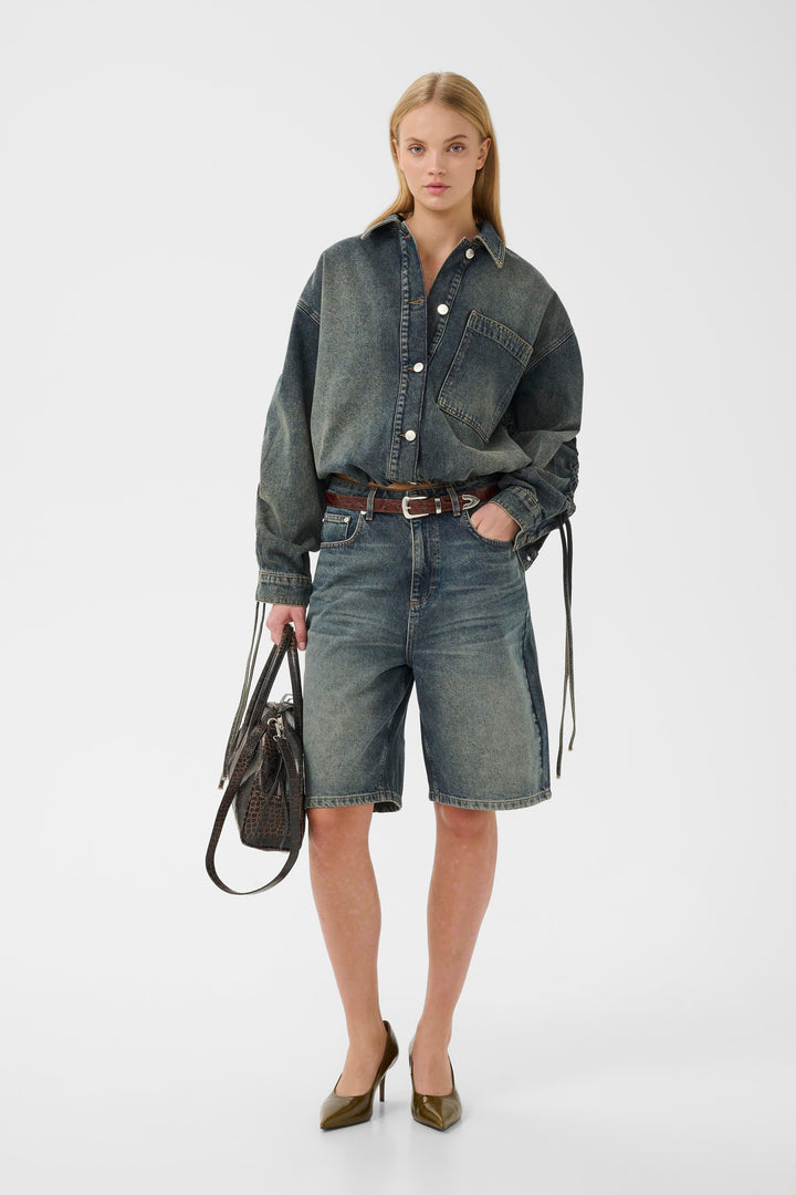 Gestuz - Gzsusara Shorts 10911343 - 109592 - Blue/Green Wash Shorts 