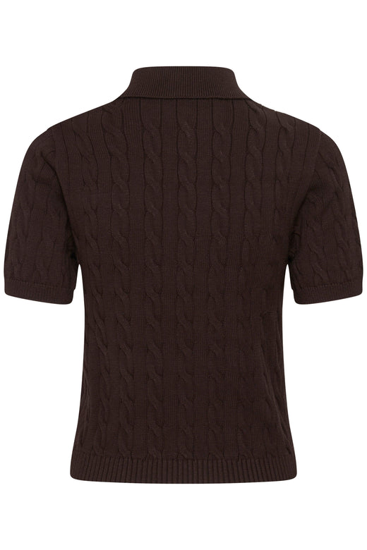 Gestuz - Gzthilla Polo Pullover 10911086 - 191106 - Molé Strikbluser 
