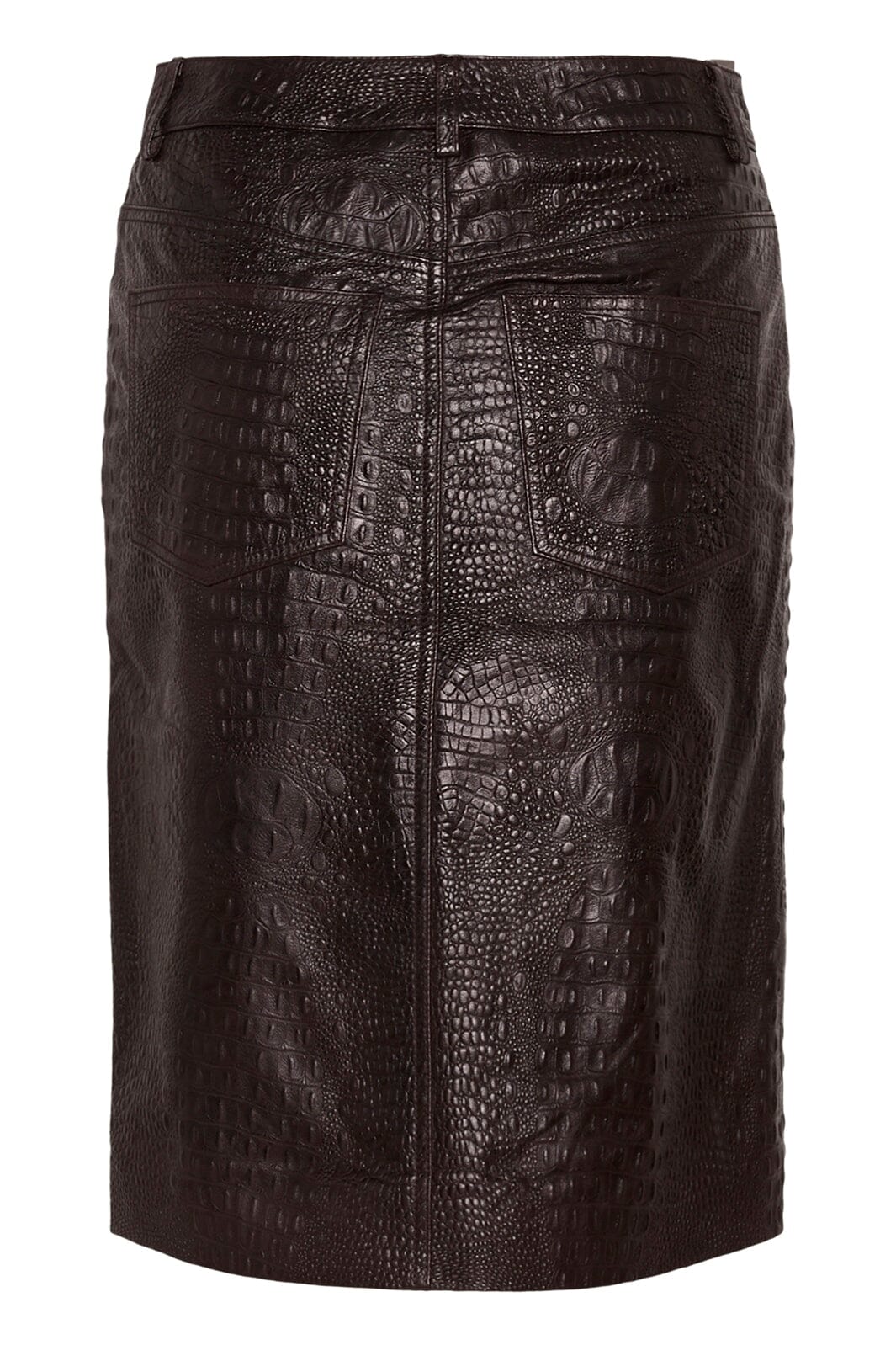 Gestuz - Gztori Midi Skirt 10911528 - 109602 - Ganache Croco