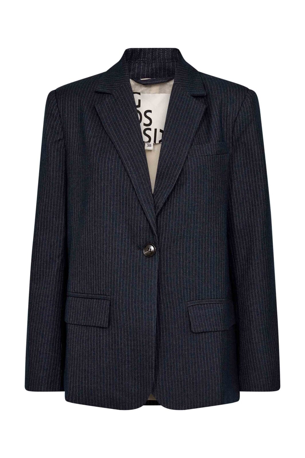 Gossia - Beatricego Jo Blazer G3285 - Navy Blue Stripes