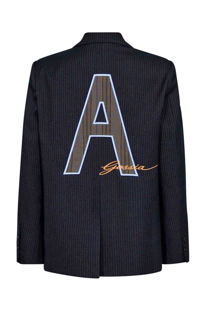 Gossia - Beatricego Jo Blazer G3285 - Navy Blue Stripes