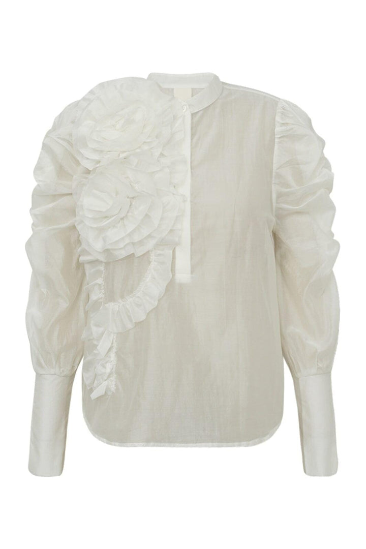 Gossia - Devinego Blouse G2846 - Creme Bluser 