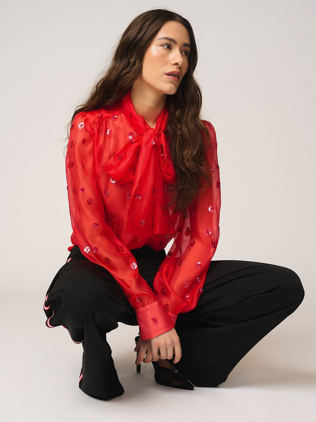 Gossia - Echogo Blouse G3225 - True Red Bluser 