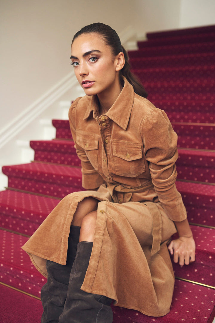 Gossia - Fiago Dress G3107 - Caramel Brown Kjoler 