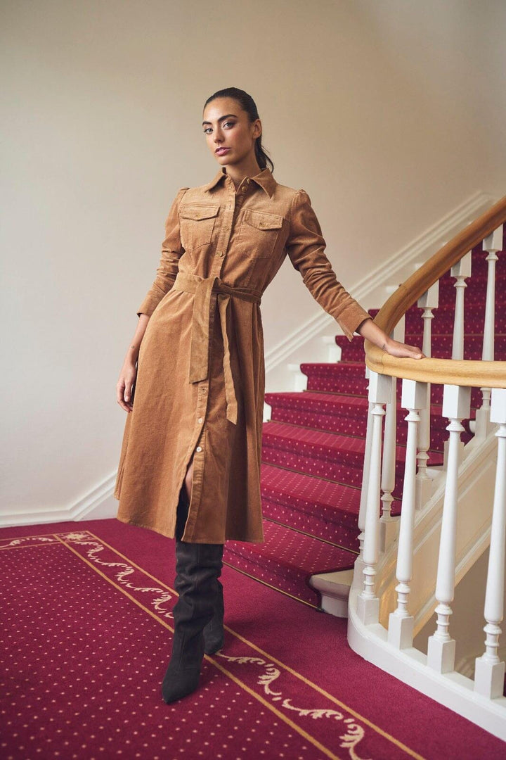 Gossia - Fiago Dress G3107 - Caramel Brown Kjoler 