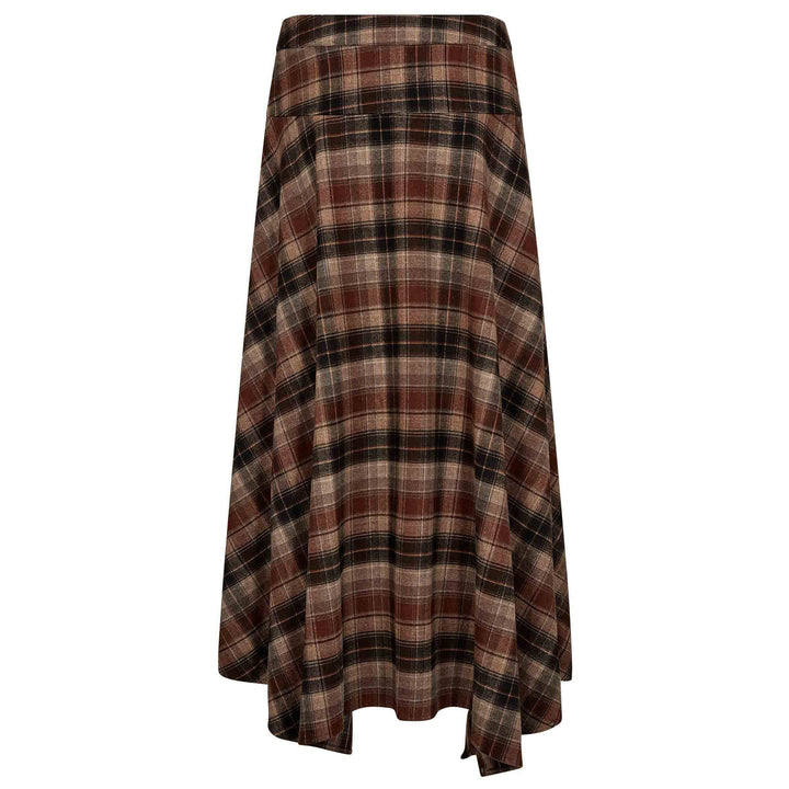 Gossia - Fleurgo Skirt G3103 - Brown Checks Nederdele 