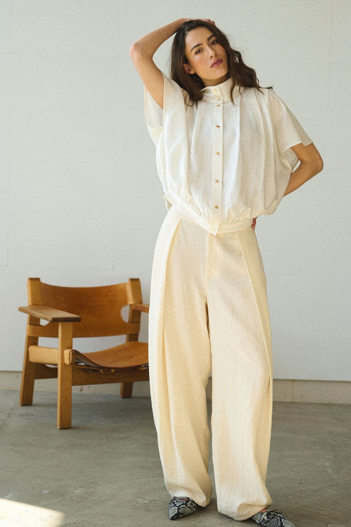 Gossia - Giorgiago Blouse G3249 - Off-White Bluser 