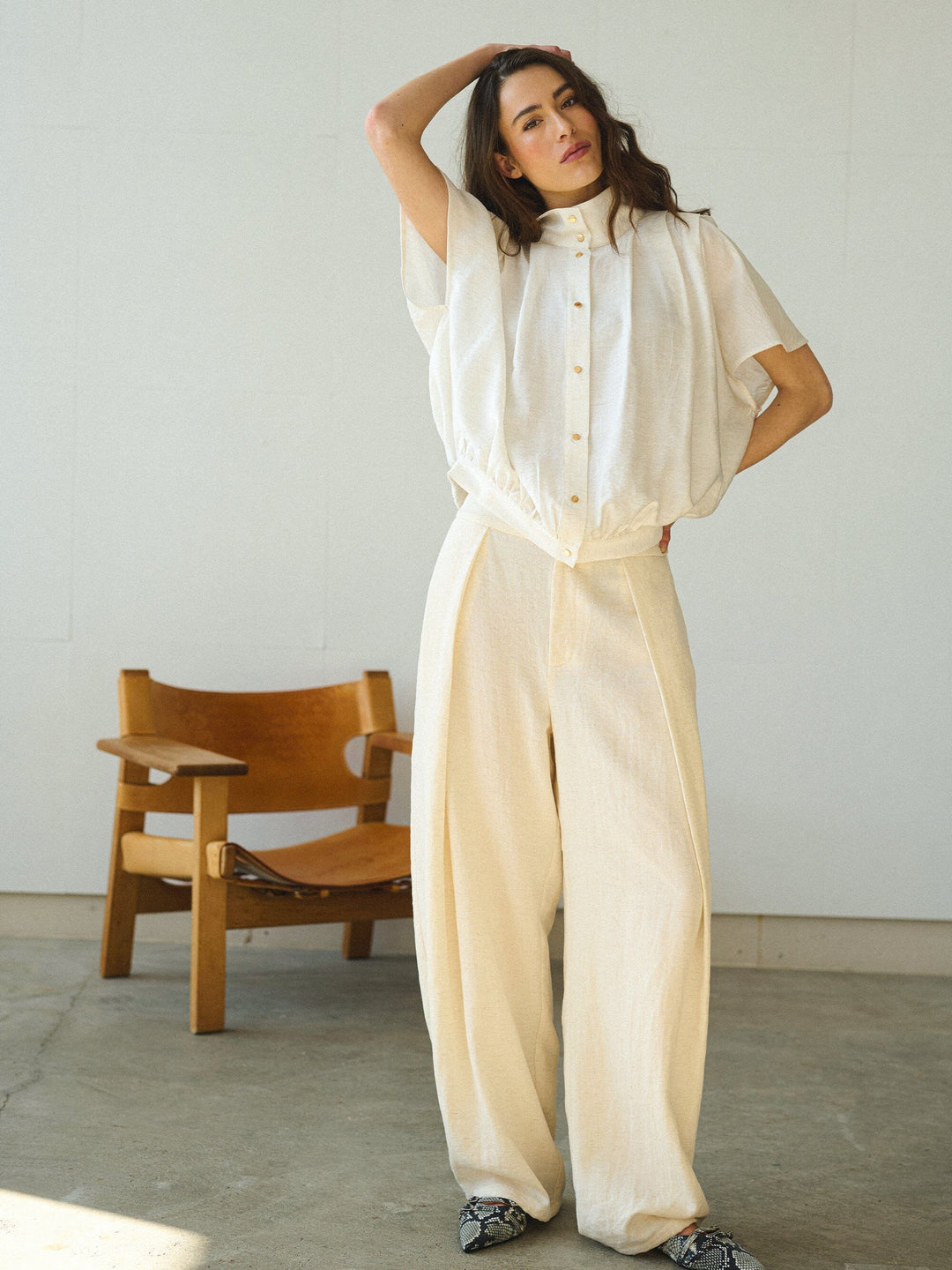 Gossia - Joyego Mi Pants G3275 - Off-White Bukser 