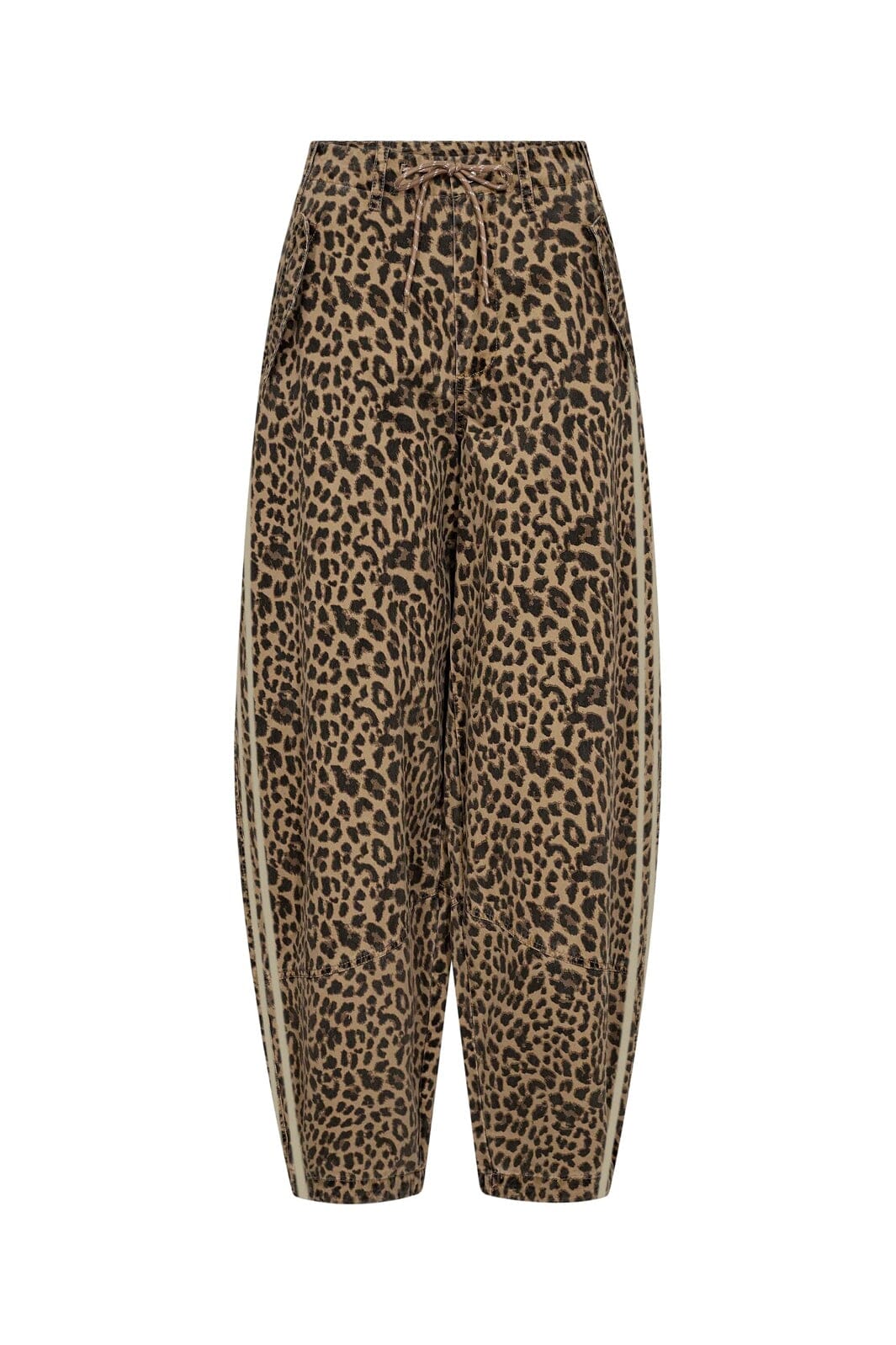 Gossia - Juliettego Cargo Pants G3355 - Leopard Print/Cream Stripe