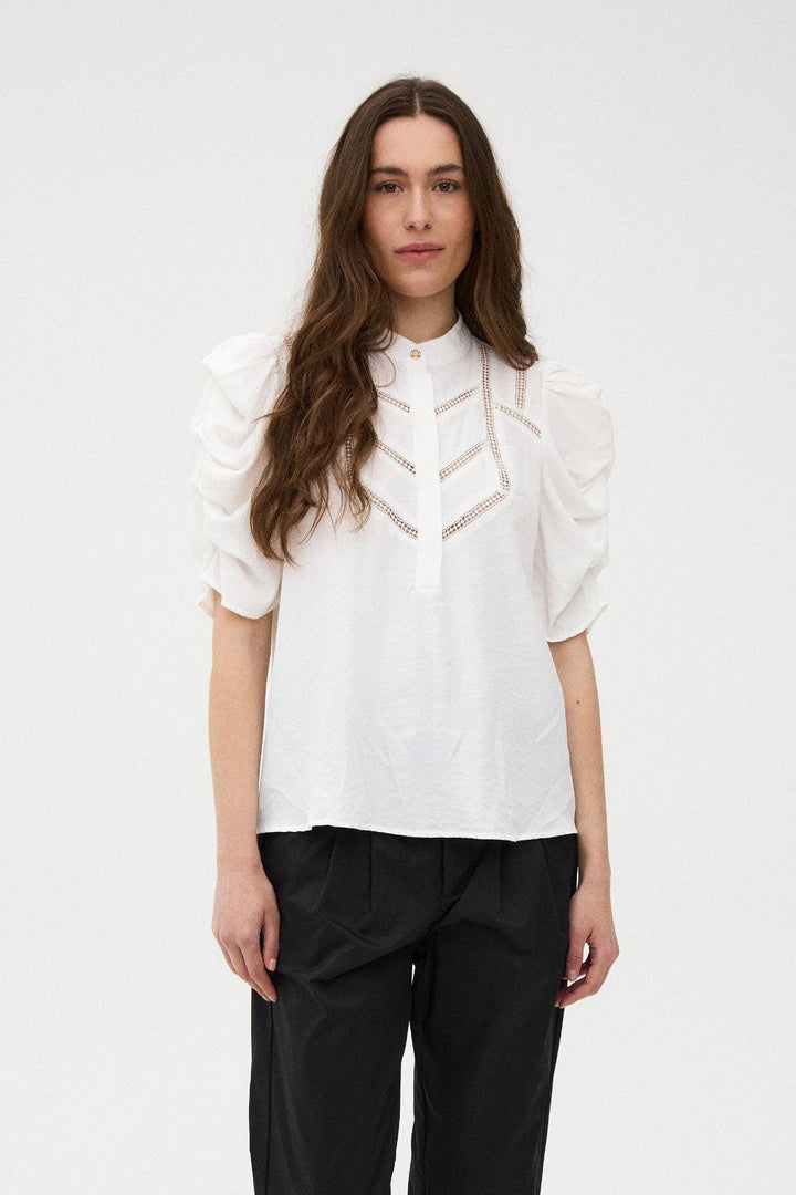Gossia - Karitgo Jo Blouse G3393 - Off-White Bluser 