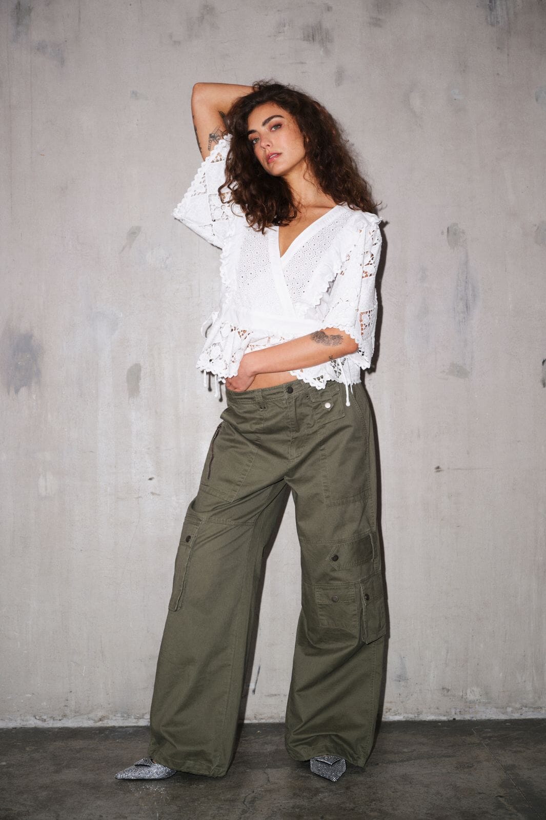 Gossia - Lanago Blouse G3016 - White T-shirts 