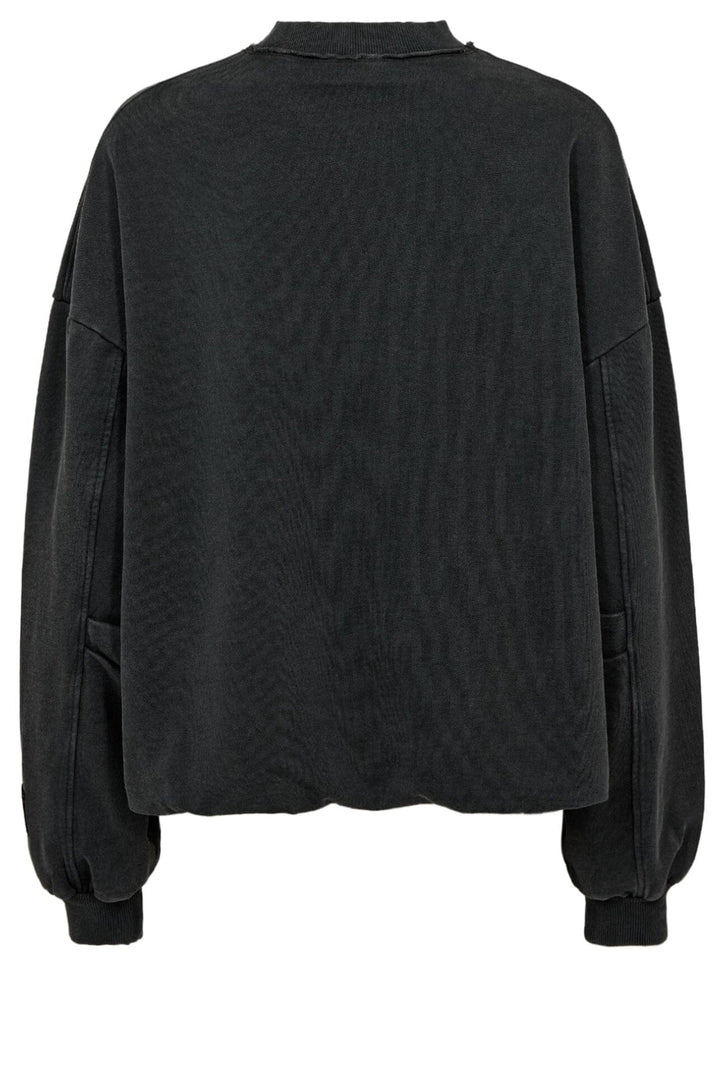 Gossia - Lyzettego Sweat G3073 - Black Washed Sweatshirts 