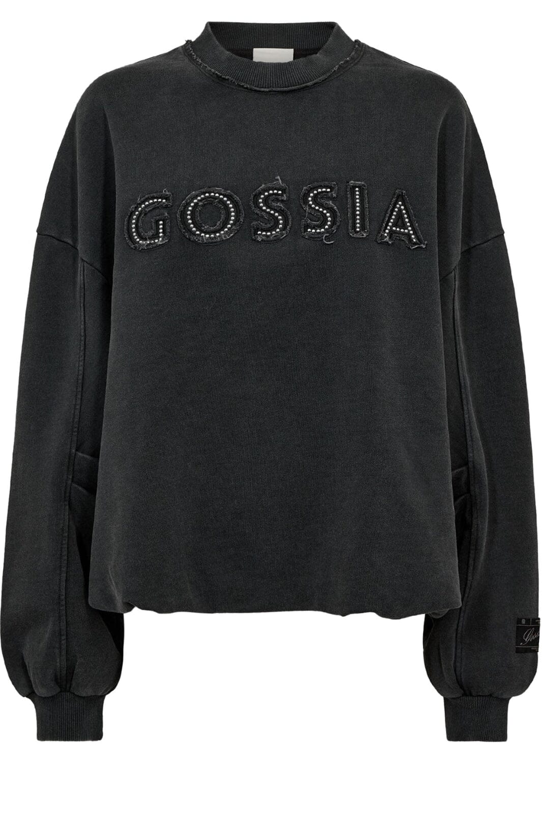 Gossia - Lyzettego Sweat G3073 - Black Washed Sweatshirts 