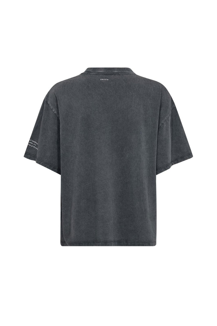 Gossia - Maggiego Tee G3074 - Black Washed T-shirts 
