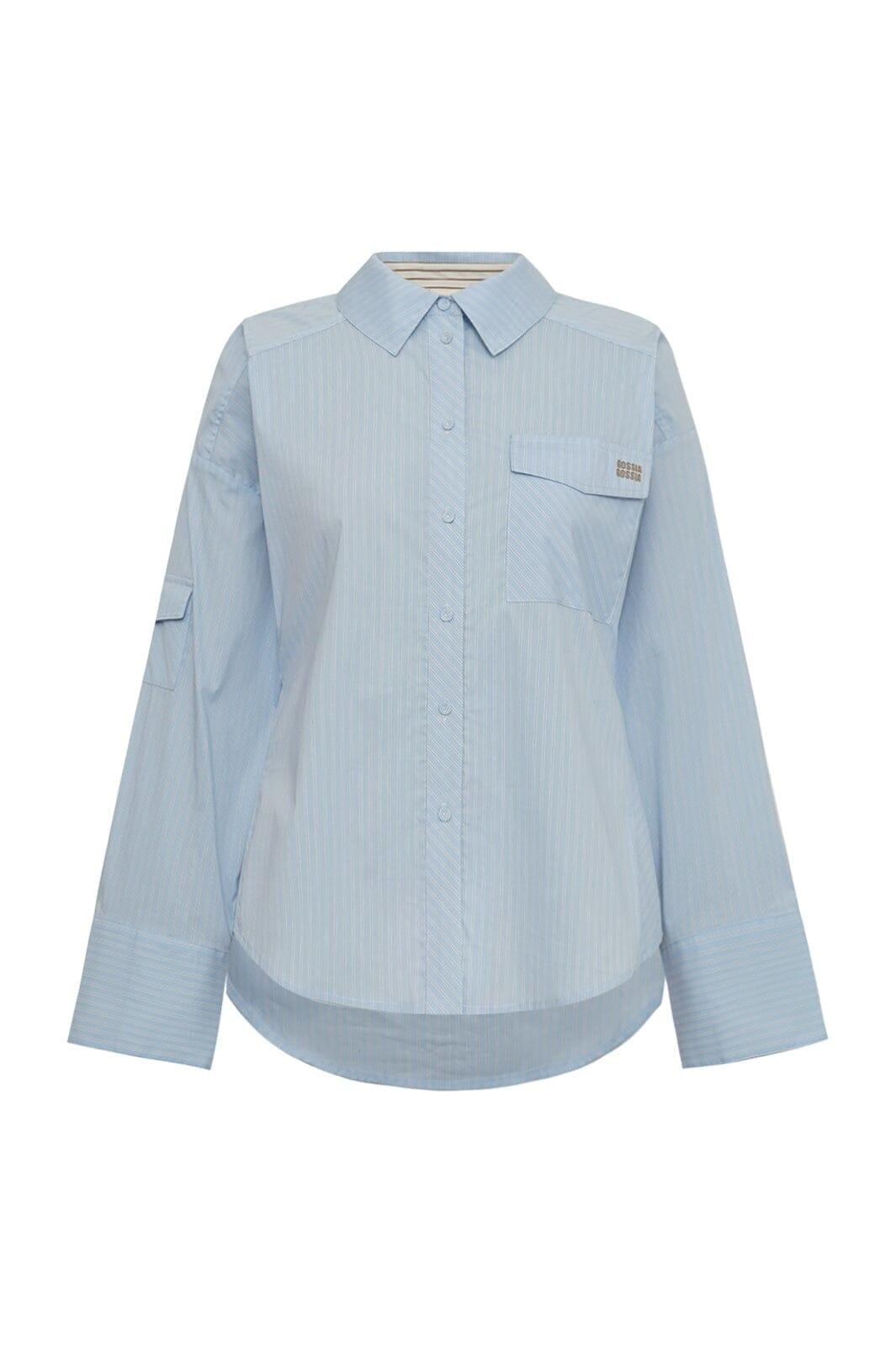 Gossia - Maritgo Shirt G3041 - Light Blue Stripes