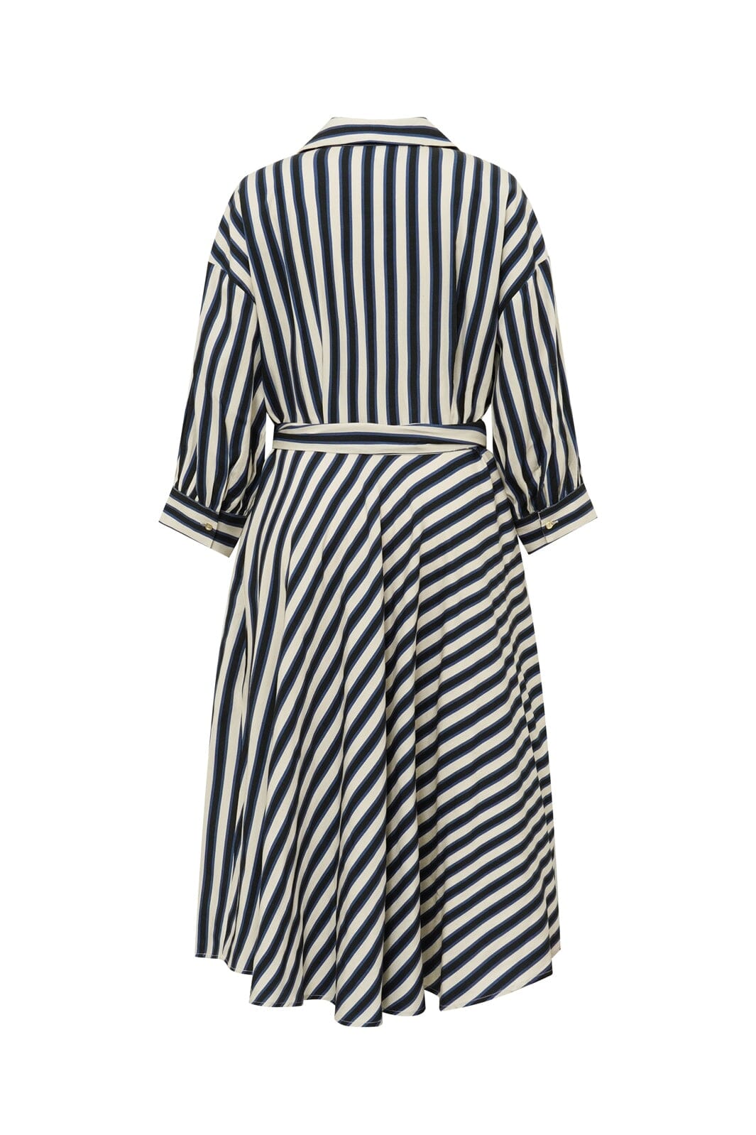 Gossia - Pipergo Dress G3359 - Navy Creme Stripes