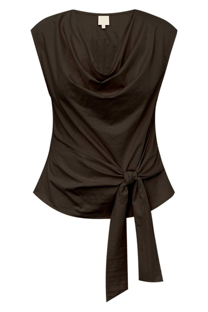 Gossia - Sagarago Blouse G2806 - Black Bluser 