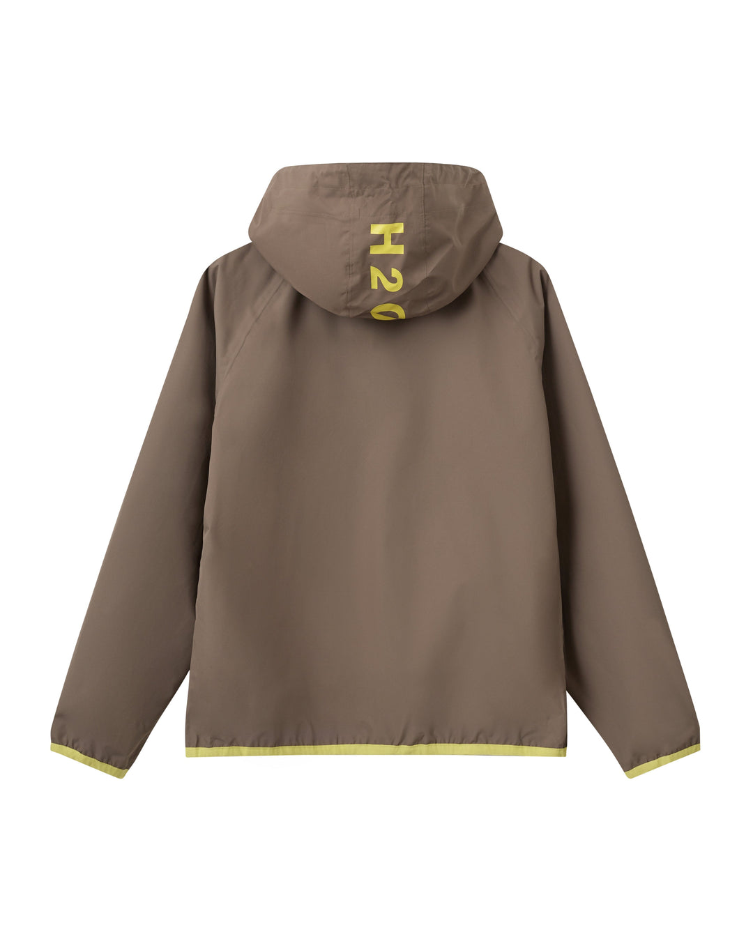 H2O - H2Rømø Festival Lw Rain Jacket Packable 100980-2 - 7023 - Dusty Oak/Just Yellow Regntøj 